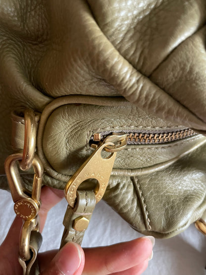 Marc by Marc Jacobs Classic Q Baby Aidan Satchel Bag– Olive Green