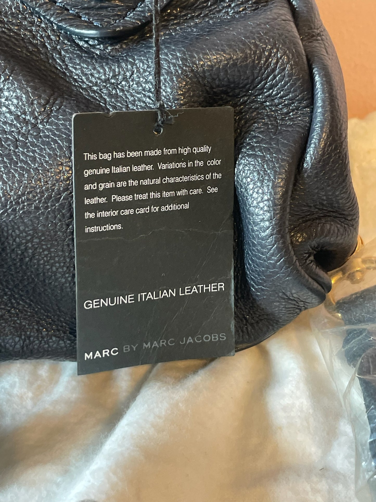 MARC BY MARC JACOBS Classic Q Baby Aidan Satchel – Black Leather（NEW/UNUSED)