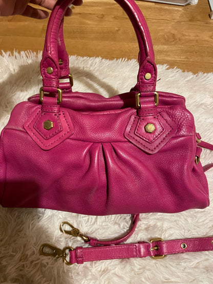 Marc by Marc Jacobs Classic Q Hillier Satchel – Hot Pink