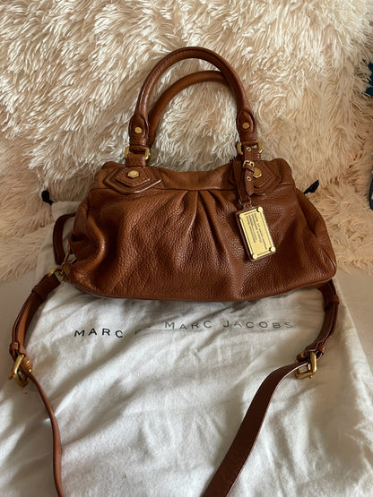 Marc by Marc Jacobs Classic Q Baby Aidan Satchel Bag– Brown
