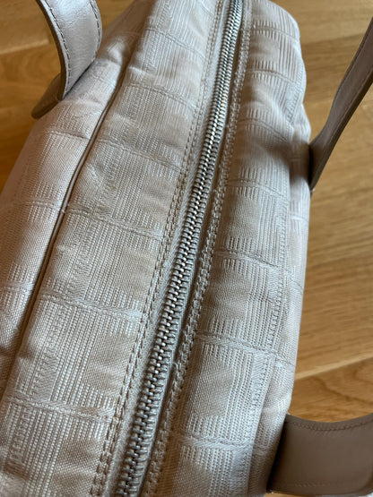 Chanel Cambon Ligne Bowling Bag – Ivory Jacquard with Leather Trim