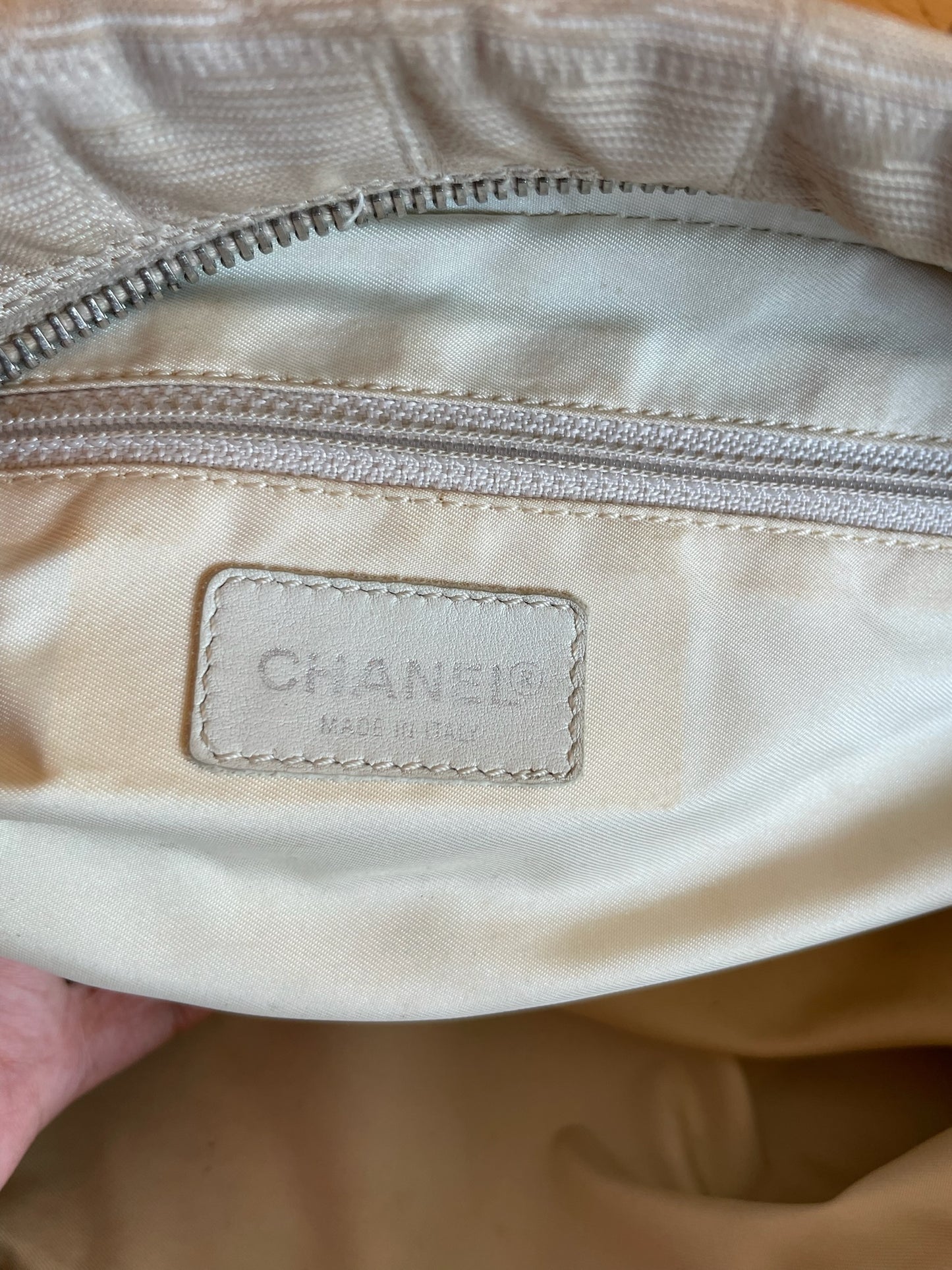 Chanel Cambon Ligne Bowling Bag – Ivory Jacquard with Leather Trim