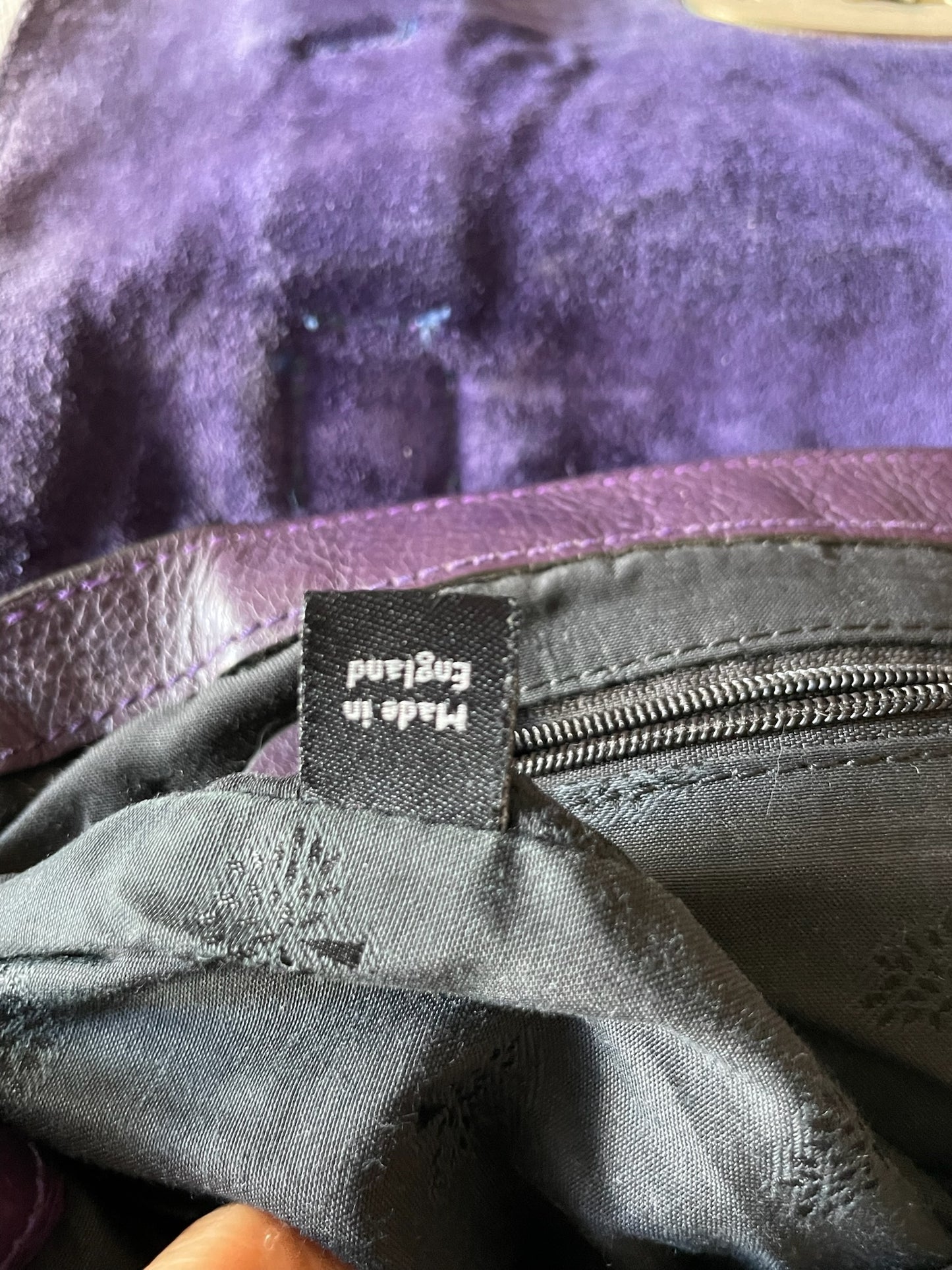 Mulberry Alexa Bag Medium – Plum Purple Leather