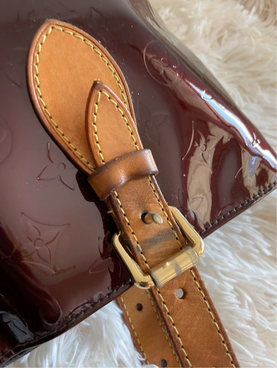 Louis Vuitton Vernis Reade PM Tote Bag – Amarante