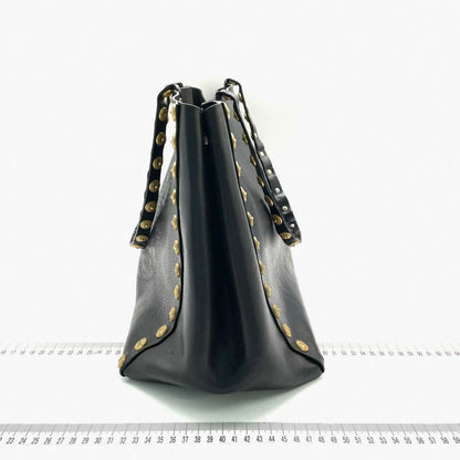 Valentino Garavani Studded Leather Tote Bag – Black/Gold