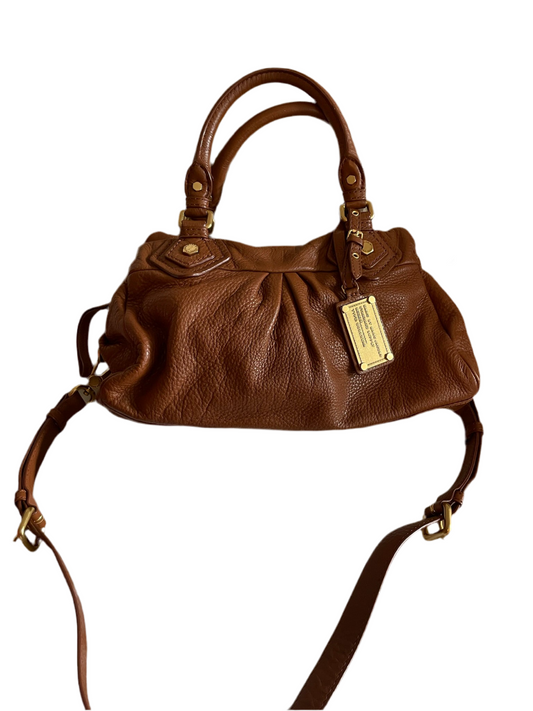 Marc by Marc Jacobs Classic Q Baby Aidan Satchel Bag– Brown