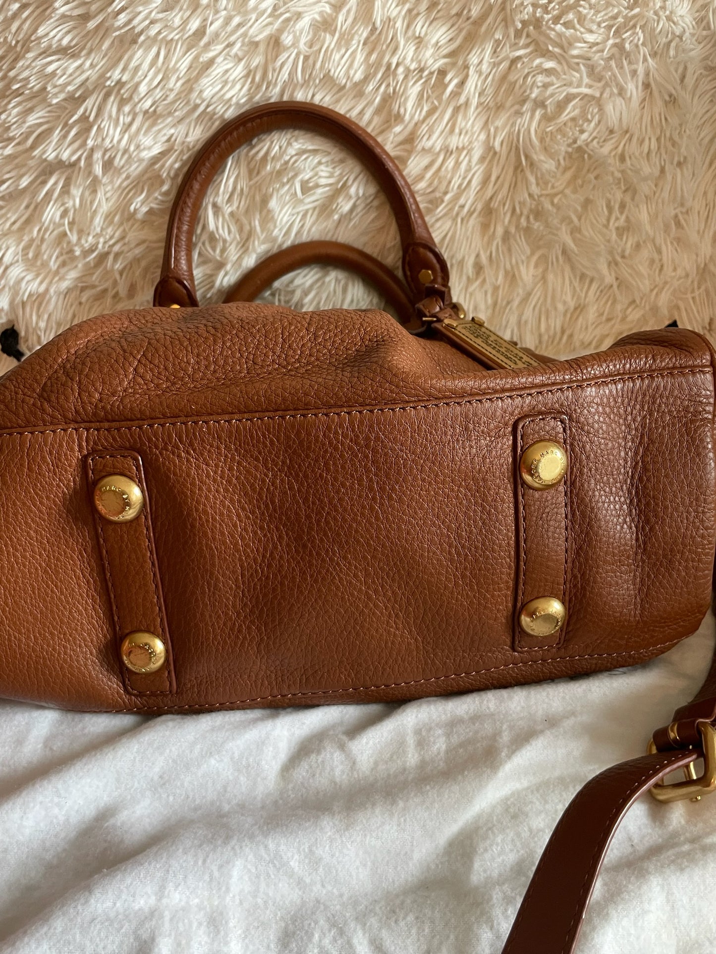 Marc by Marc Jacobs Classic Q Baby Aidan Satchel Bag– Brown