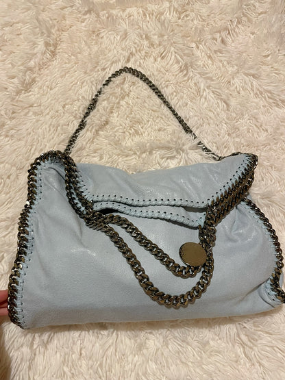 Stella McCartney Falabella Fold Over Tote – Light Blue