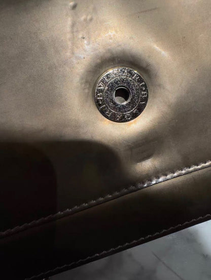 BVLGARI Serpenti Forever Metallic Bronze Shoulder Bag