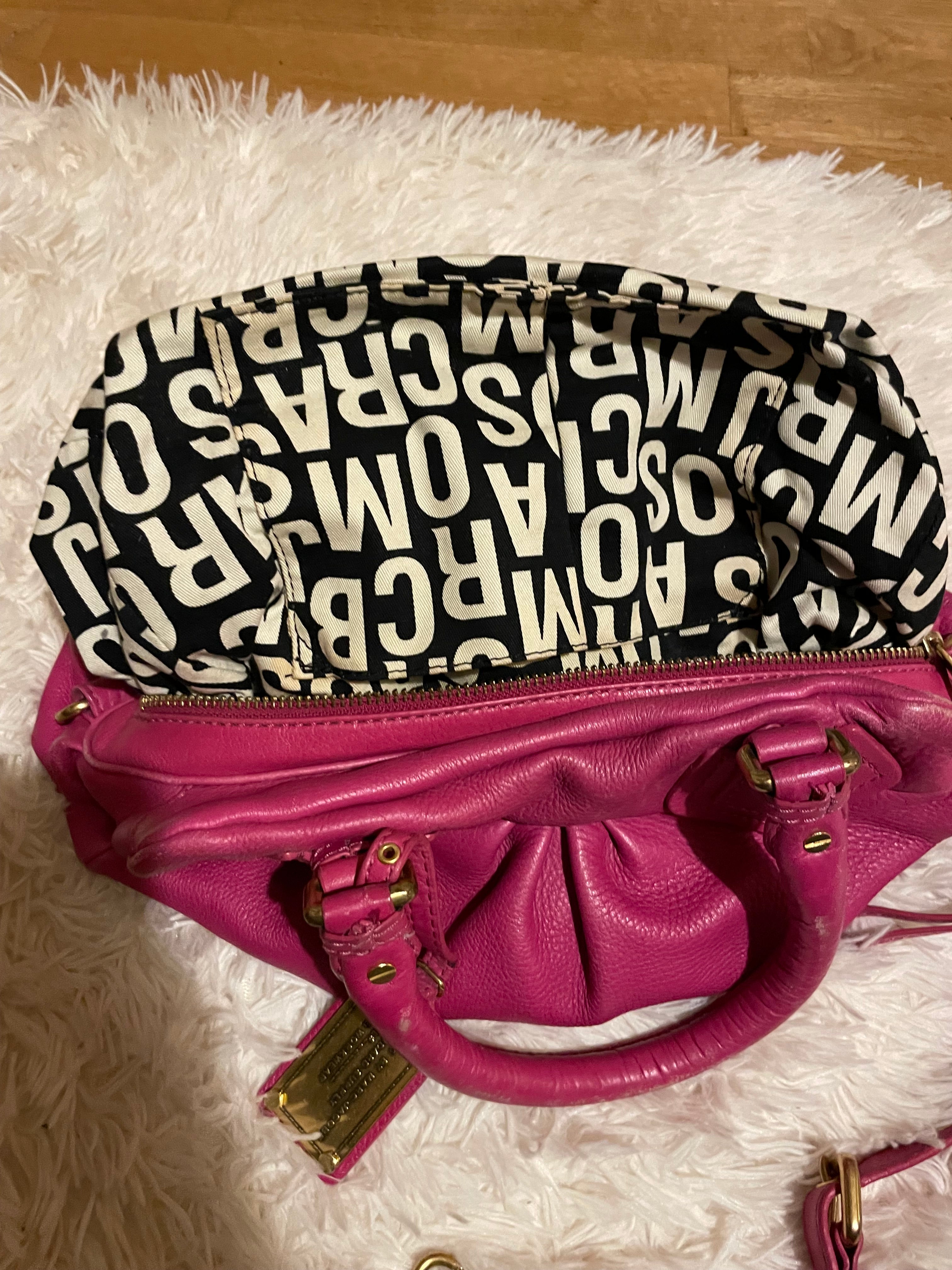 Marc by Marc Jacobs ショッキングピンク　レザーバッグ Marc Jacobs The Standard Supply Mini Crossbody Bag Hot Pink | eBay