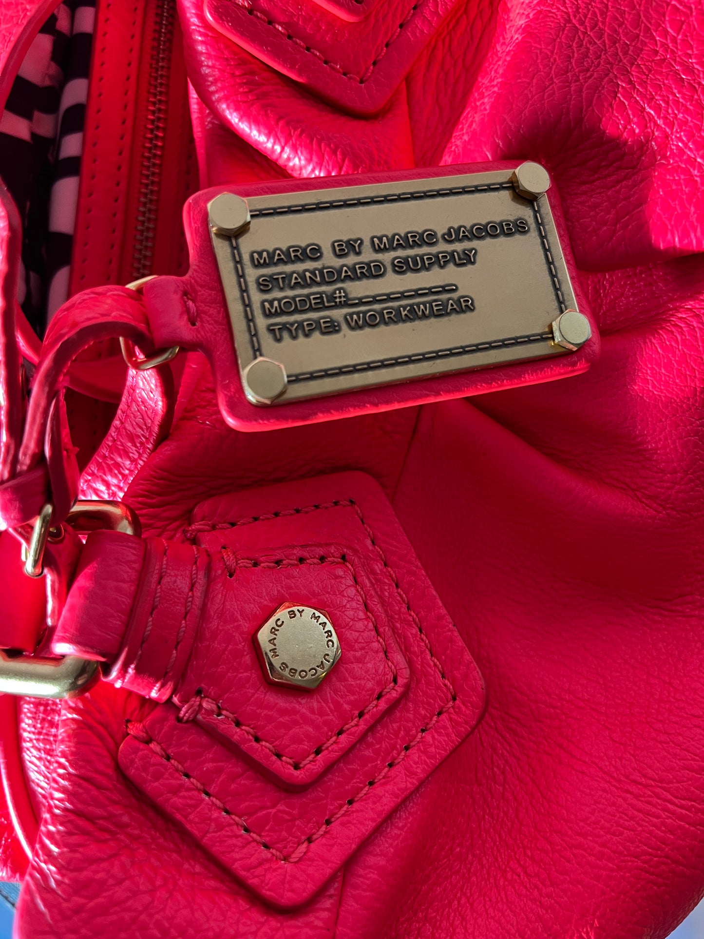 Marc by Marc Jacobs Classic Q Baby Aidan Satchel – Coral
