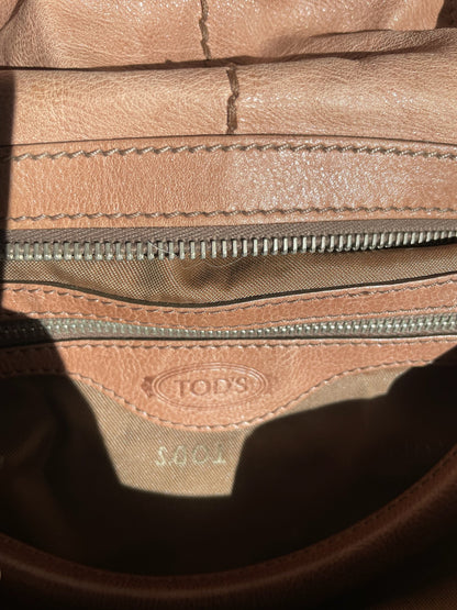 Tod’s Leather Satchel Bag – Light Pink