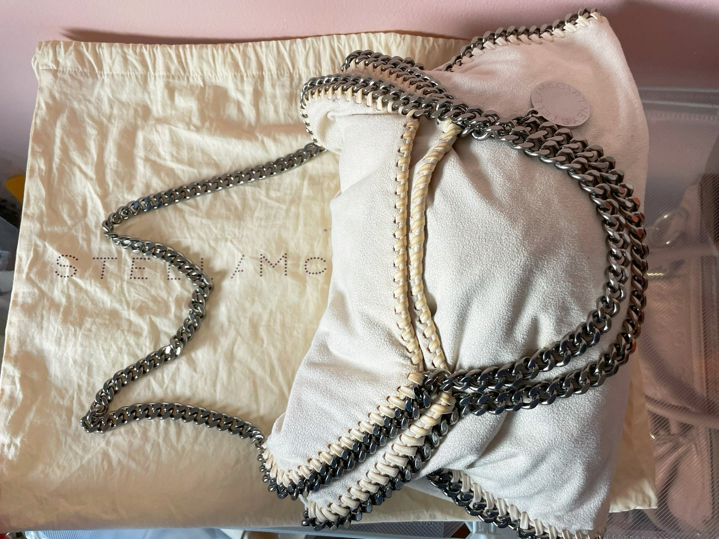 Stella McCartney Falabella Tote Bag – White