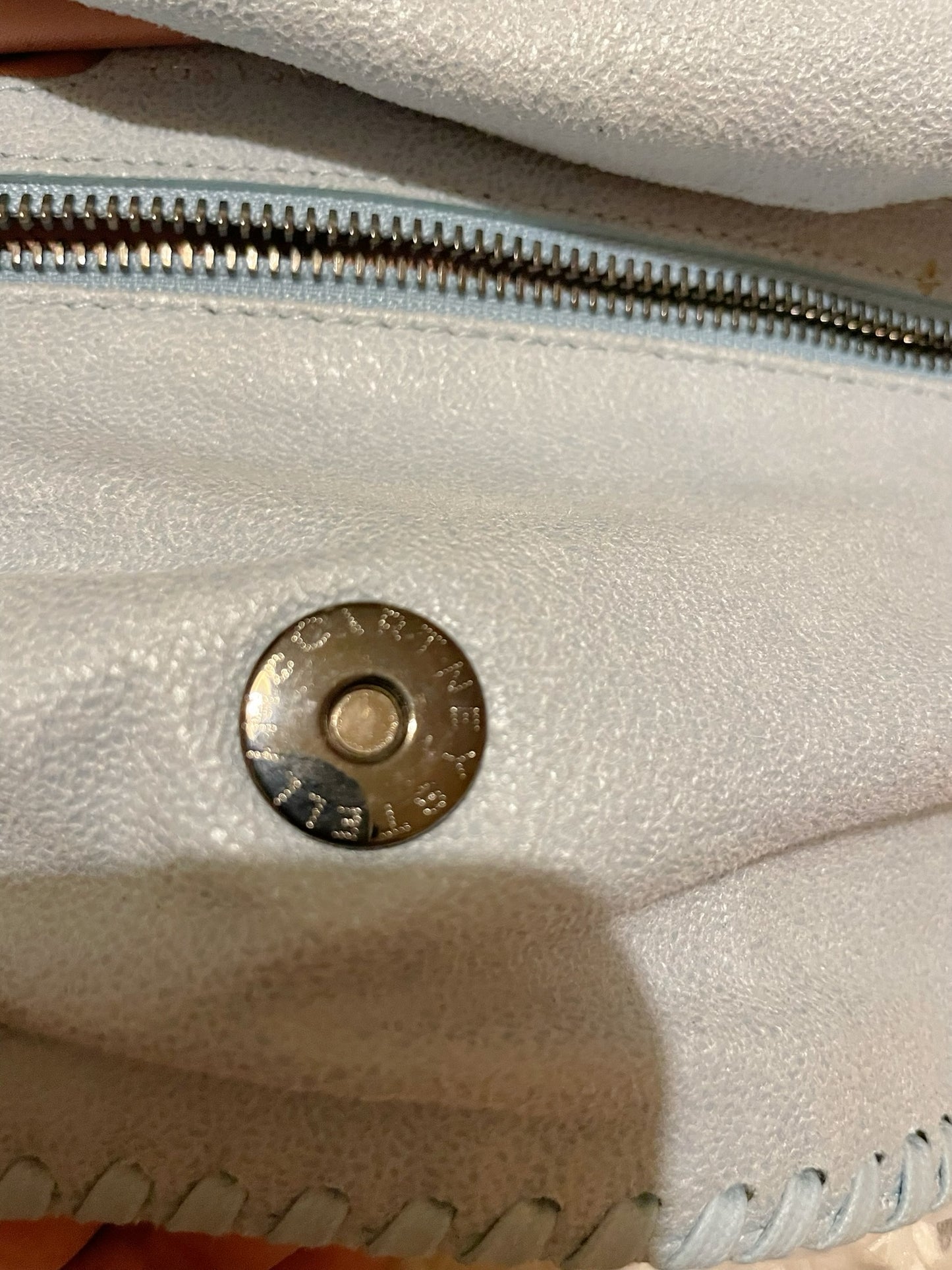 Stella McCartney Falabella Fold Over Tote – Light Blue