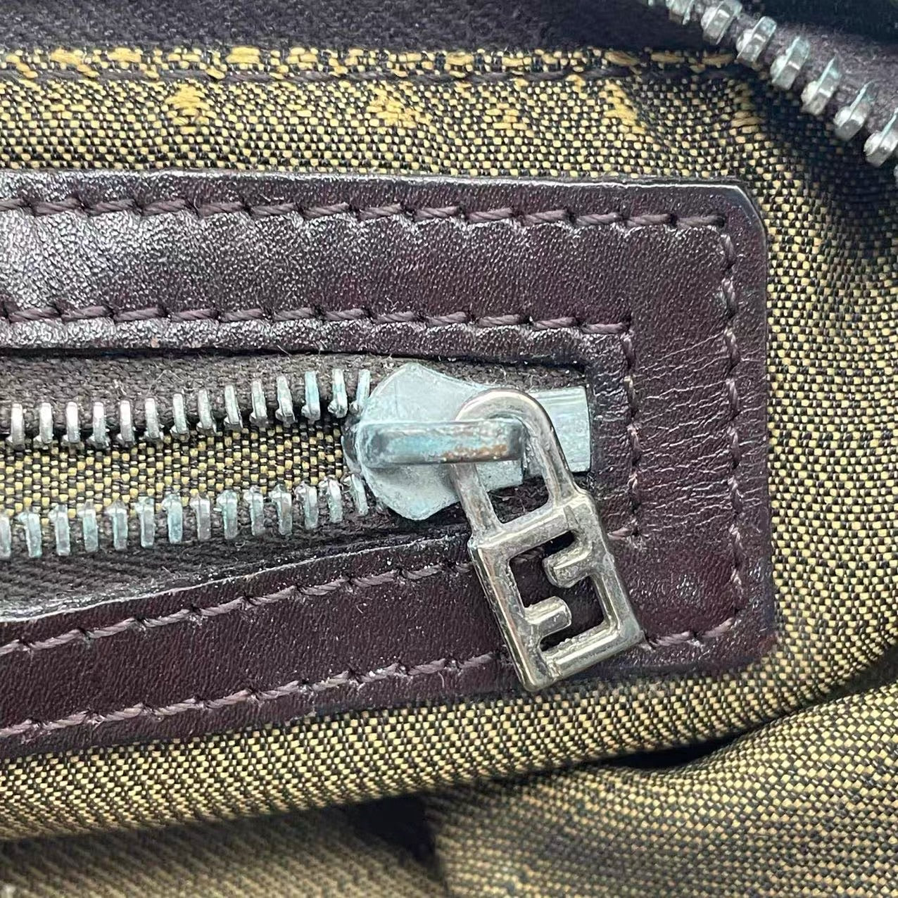 Fendi Baguette Bag – FF Monogram Canvas, Brown