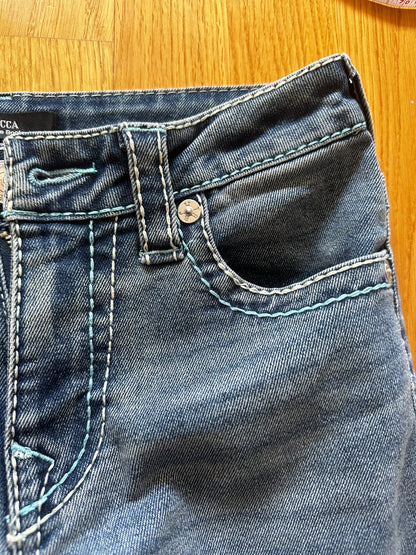 True Religion Becca Mid Rise Bootcut Jeans – Medium Wash Denim