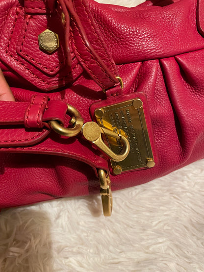 Marc by Marc Jacobs Classic Q Baby Aidan Satchel in Deep Red