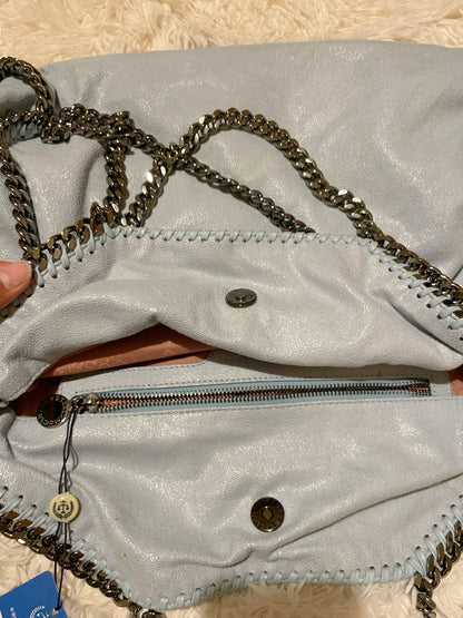 Stella McCartney Falabella Fold Over Tote – Light Blue