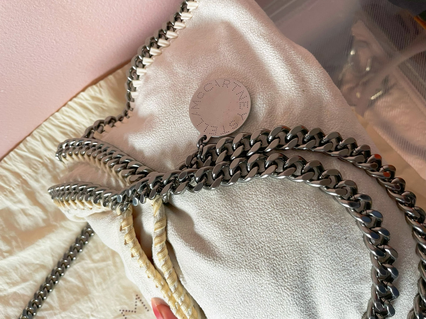 Stella McCartney Falabella Tote Bag – White