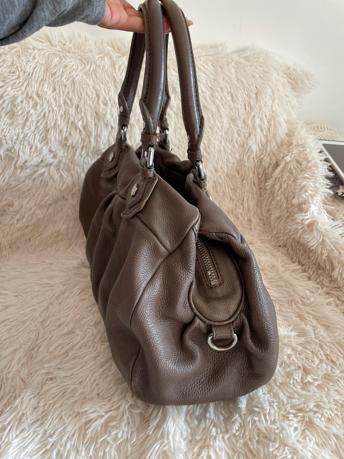 Marc by Marc Jacobs Classic Handbag – Taupe Brown