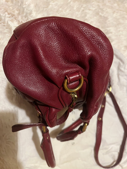 Marc by Marc Jacobs Classic Q Baby Aidan Satchel – Burgundy