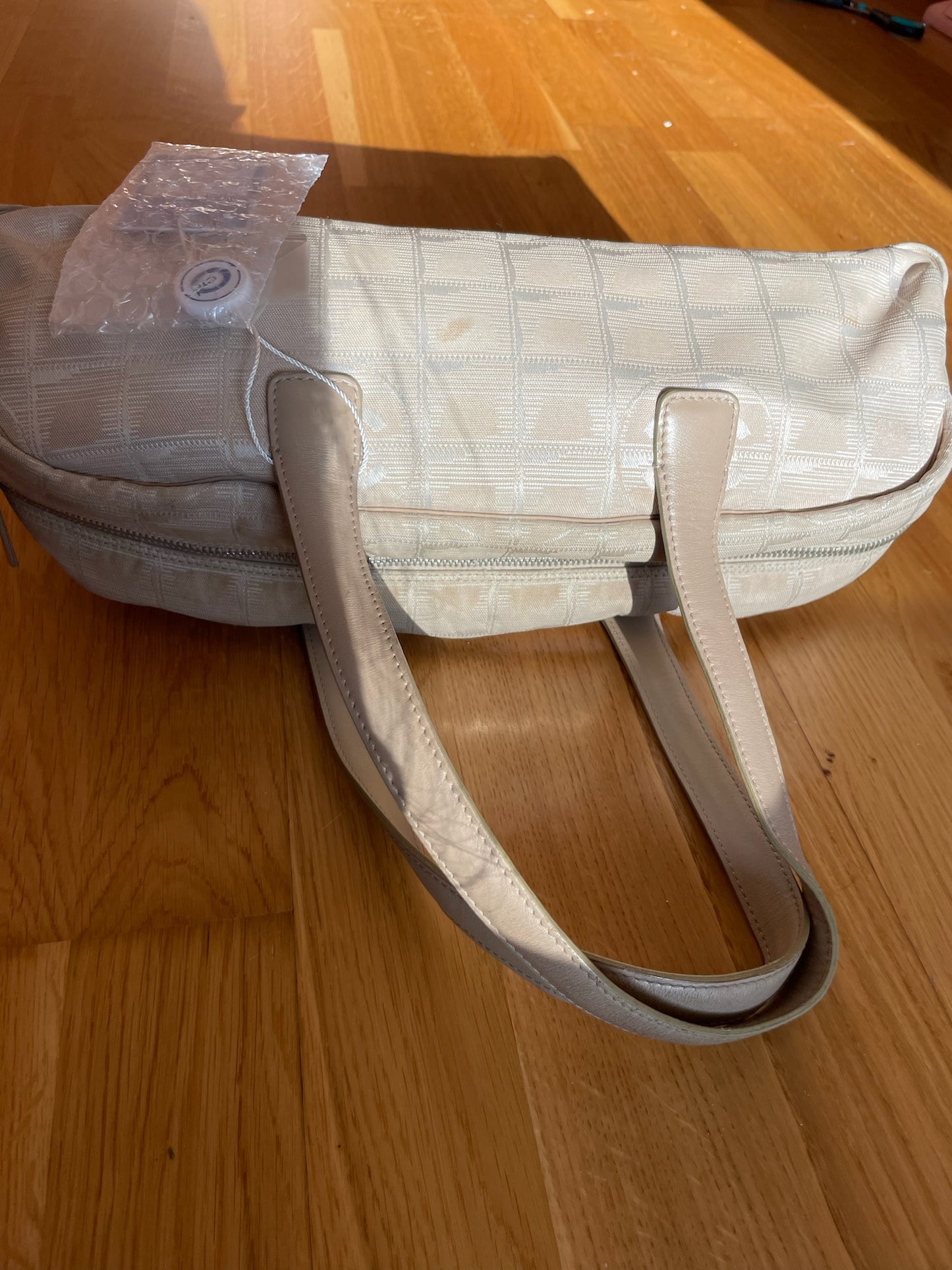 Chanel Cambon Ligne Bowling Bag – Ivory Jacquard with Leather Trim