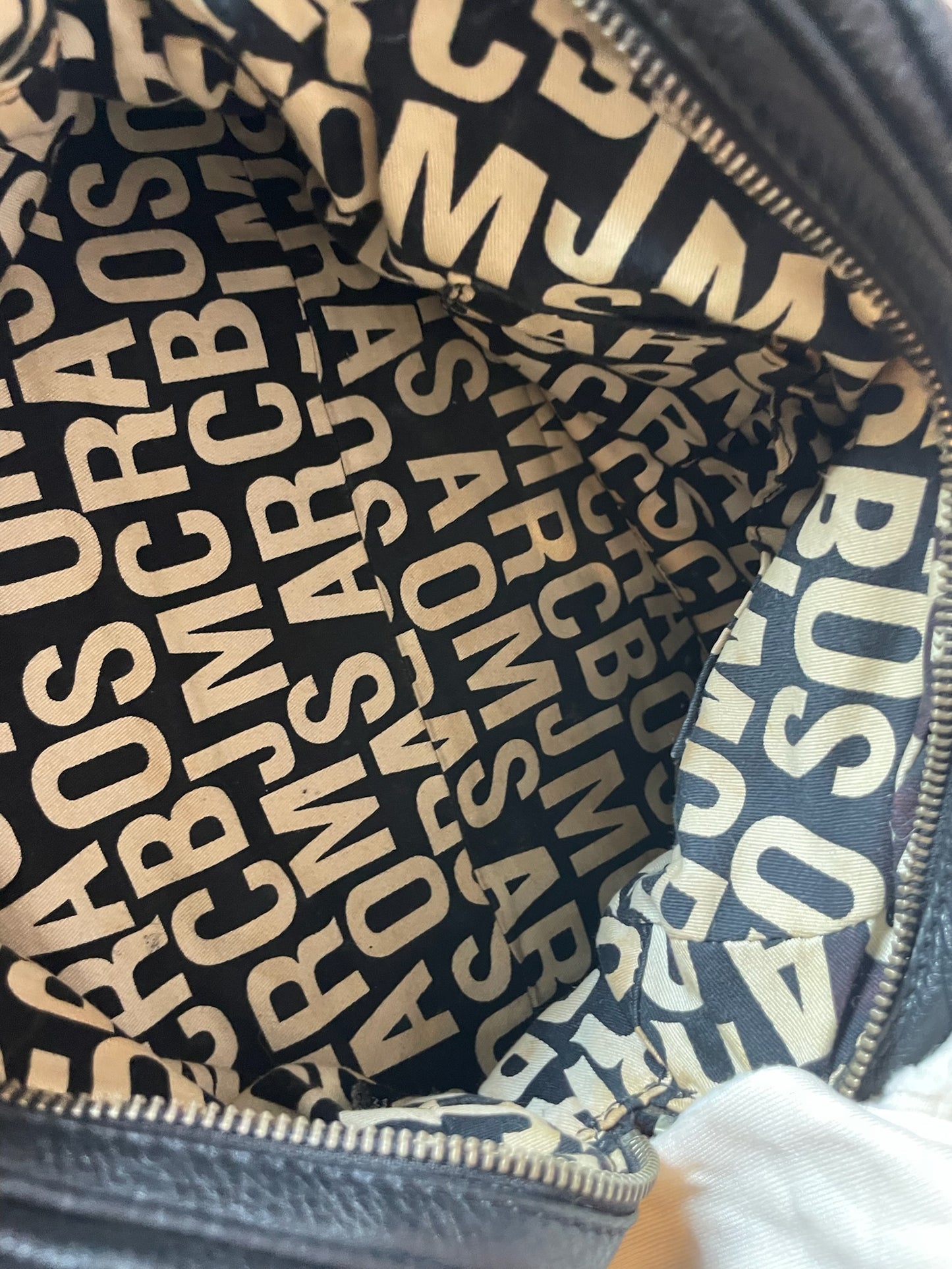 MARC BY MARC JACOBS Classic Q Baby Aidan Satchel – Black with Silver Hardware