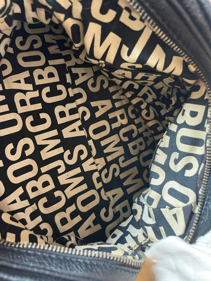 MARC BY MARC JACOBS Classic Q Baby Aidan Satchel – Black with Silver Hardware