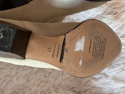 Isabel Marant Denvee Suede Boots – Beige, Size 37