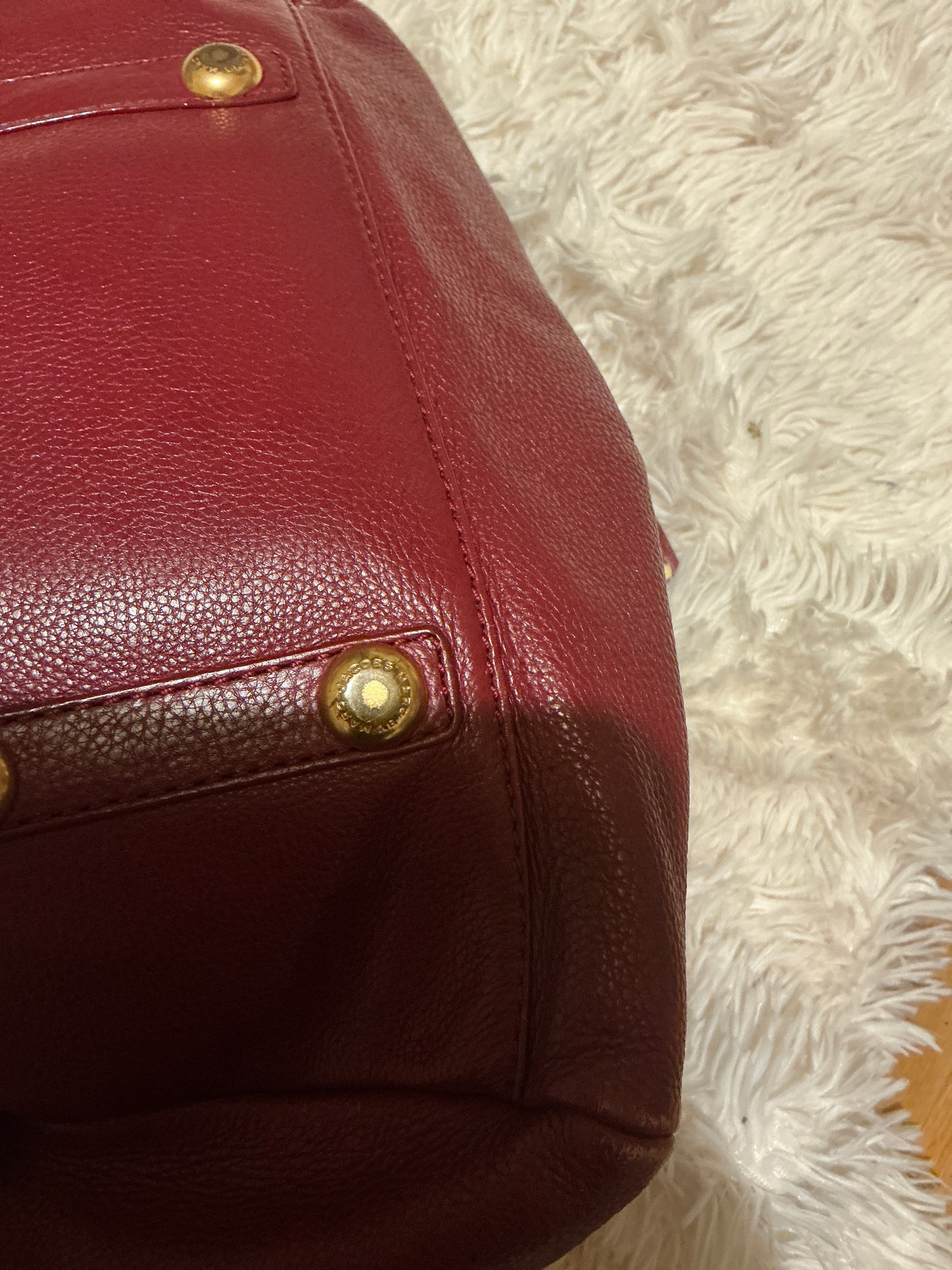 Marc by Marc Jacobs Classic Q Baby Aidan Satchel – Burgundy