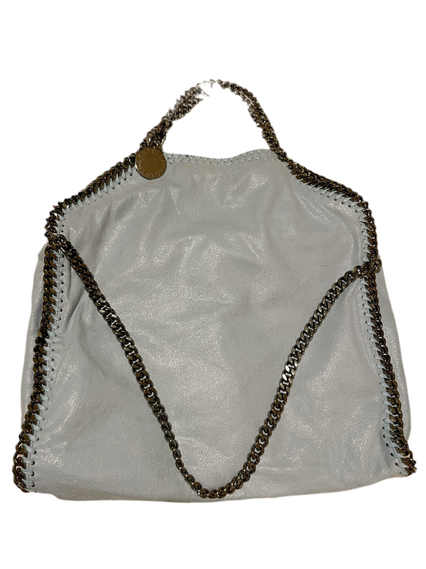 Stella McCartney Falabella Fold Over Tote – Light Blue