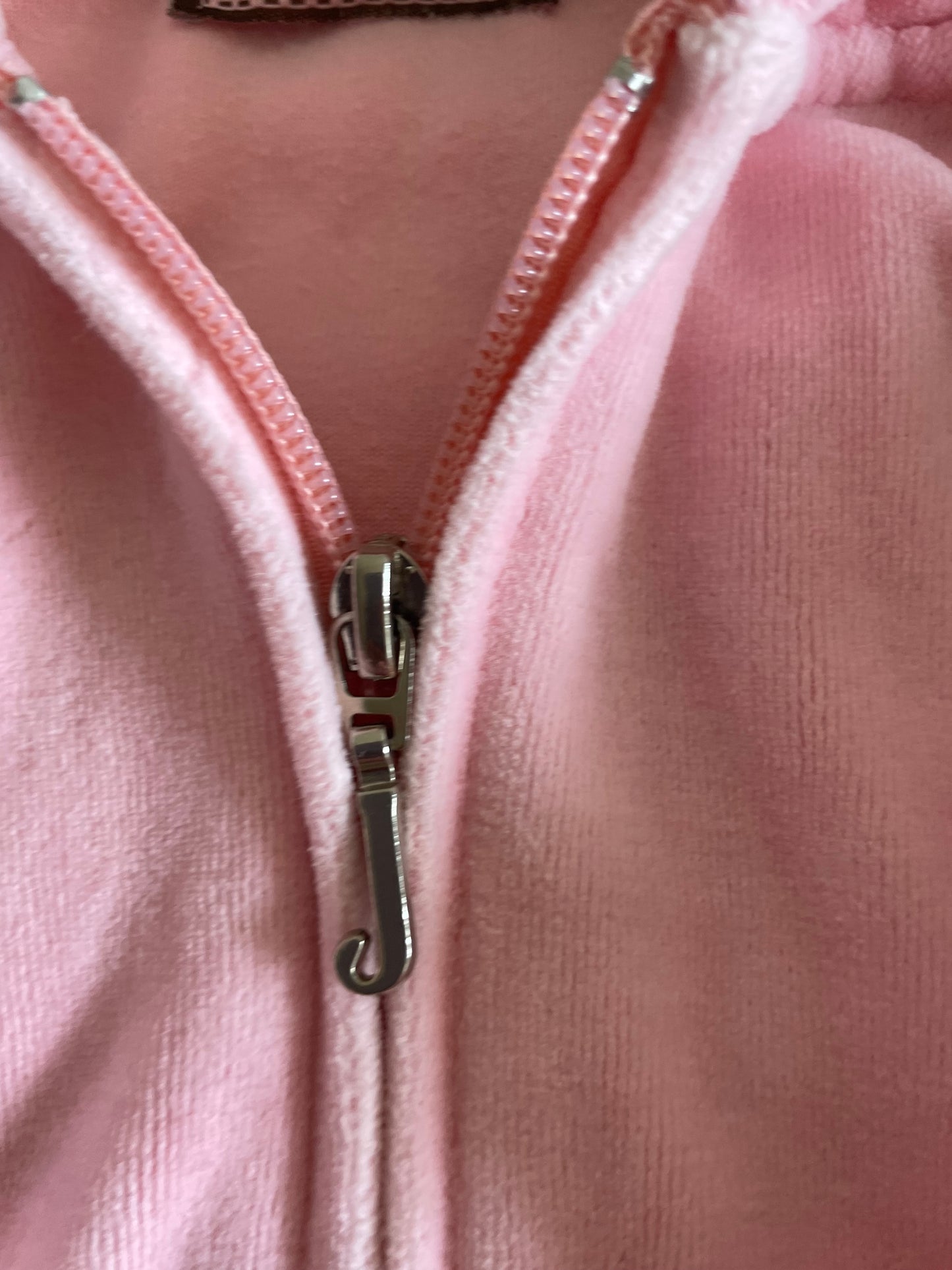 Juicy Couture Velour Hoodie – Pink, Size S