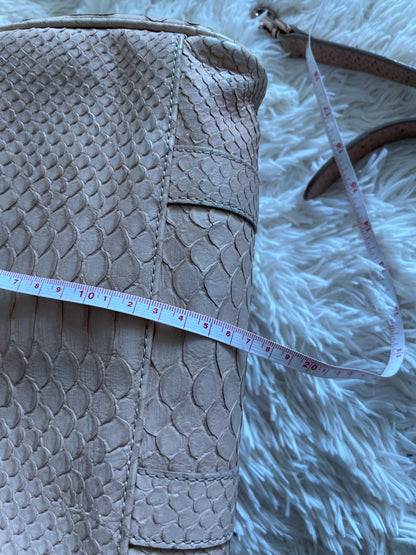Mulberry Bayswater Limited Edition Tote Bag – Python Leather, Blush Pink