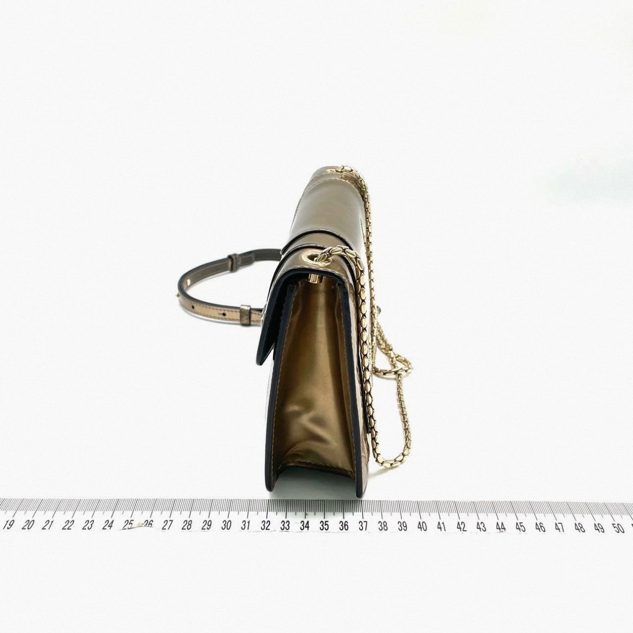 BVLGARI Serpenti Forever Metallic Bronze Shoulder Bag