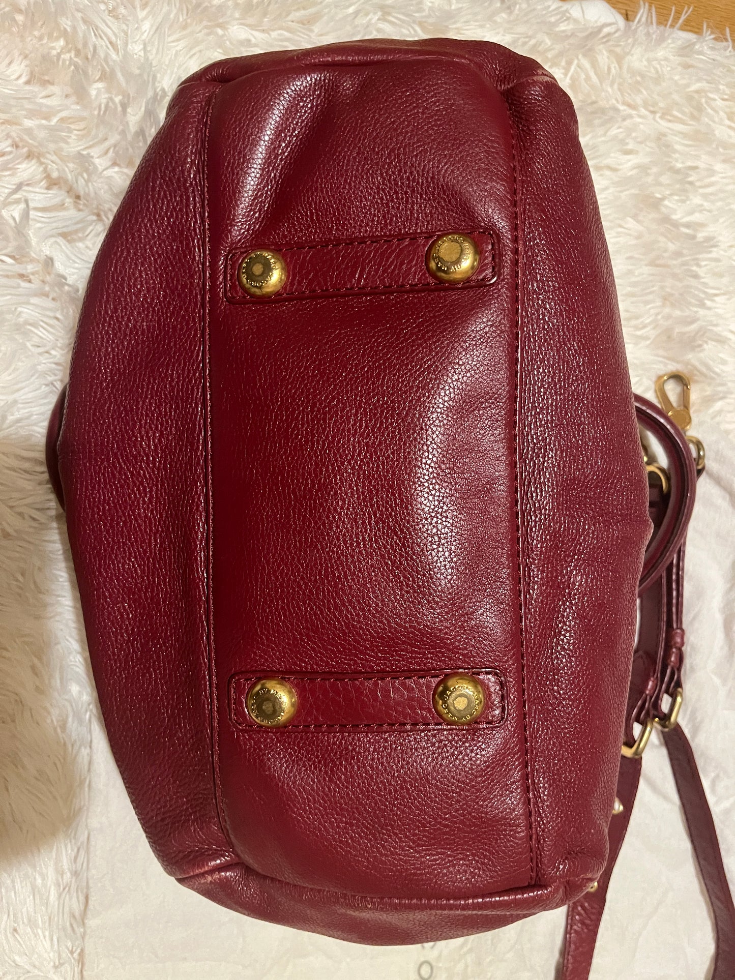 Marc by Marc Jacobs Classic Q Baby Aidan Satchel – Burgundy