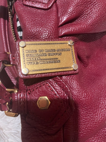 Marc by Marc Jacobs Classic Q Baby Aidan Satchel – Burgundy
