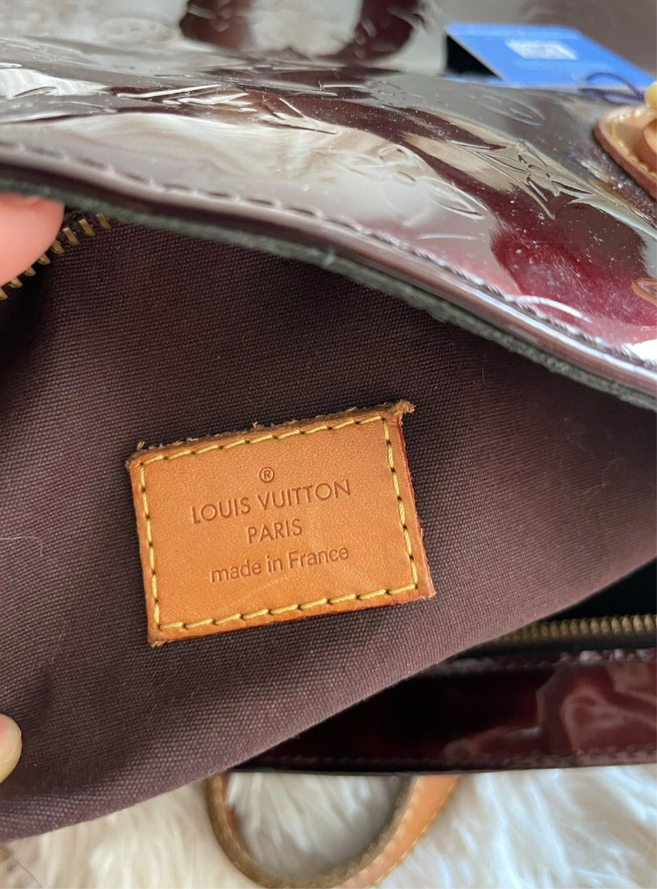Louis Vuitton Vernis Reade PM Tote Bag – Amarante