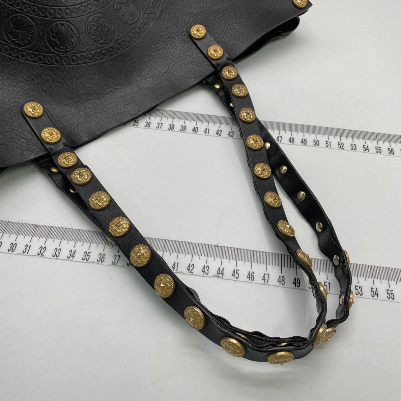 Valentino Garavani Studded Leather Tote Bag – Black/Gold