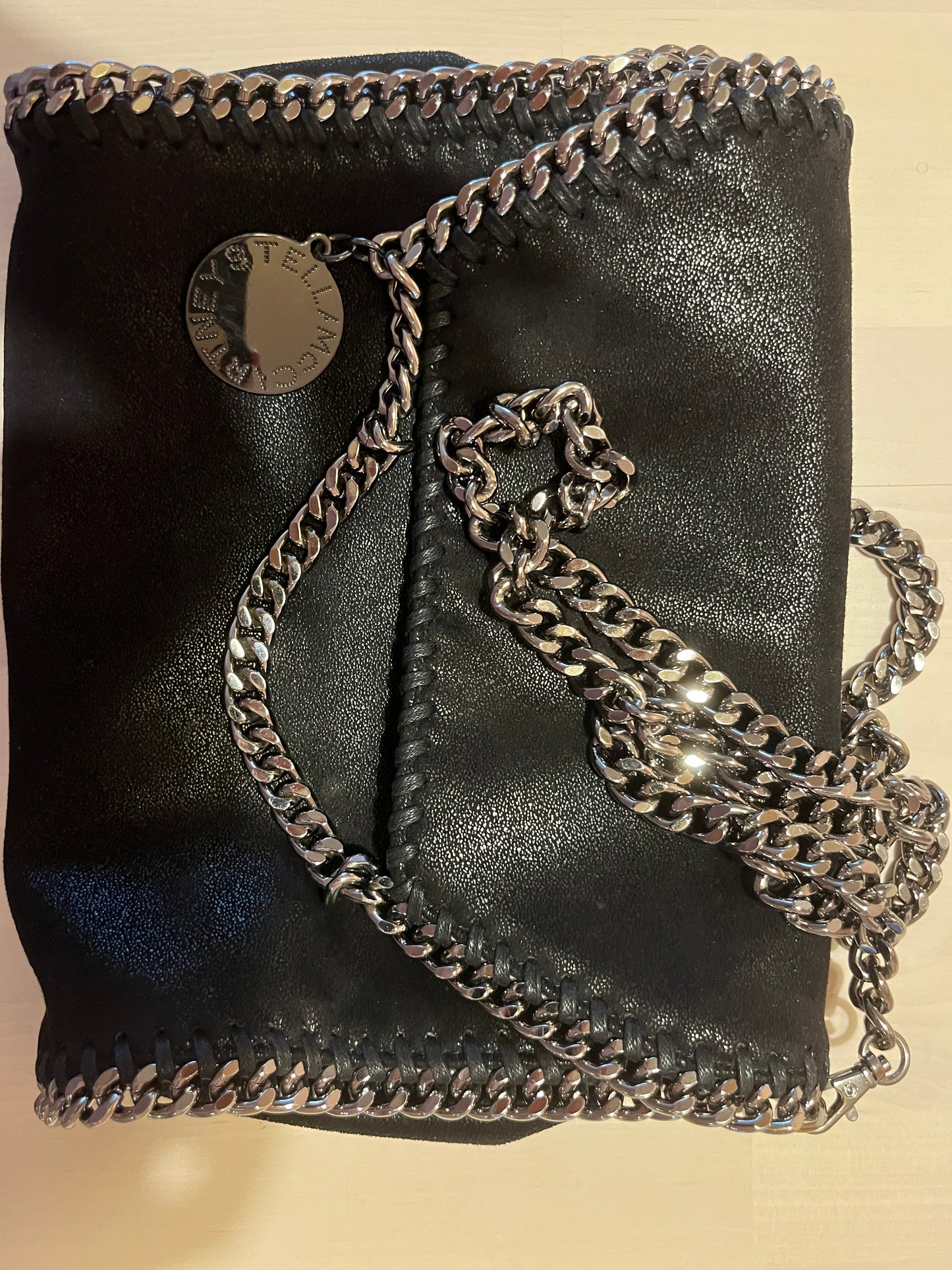 Stella McCartney Falabella Mini Skuldertaske – Sort