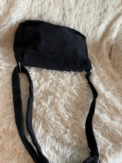 Chanel Terrycloth Shoulder Bag – Black