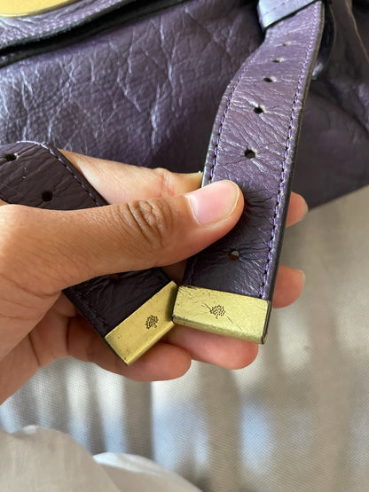 Mulberry Alexa Bag Medium – Plum Purple Leather