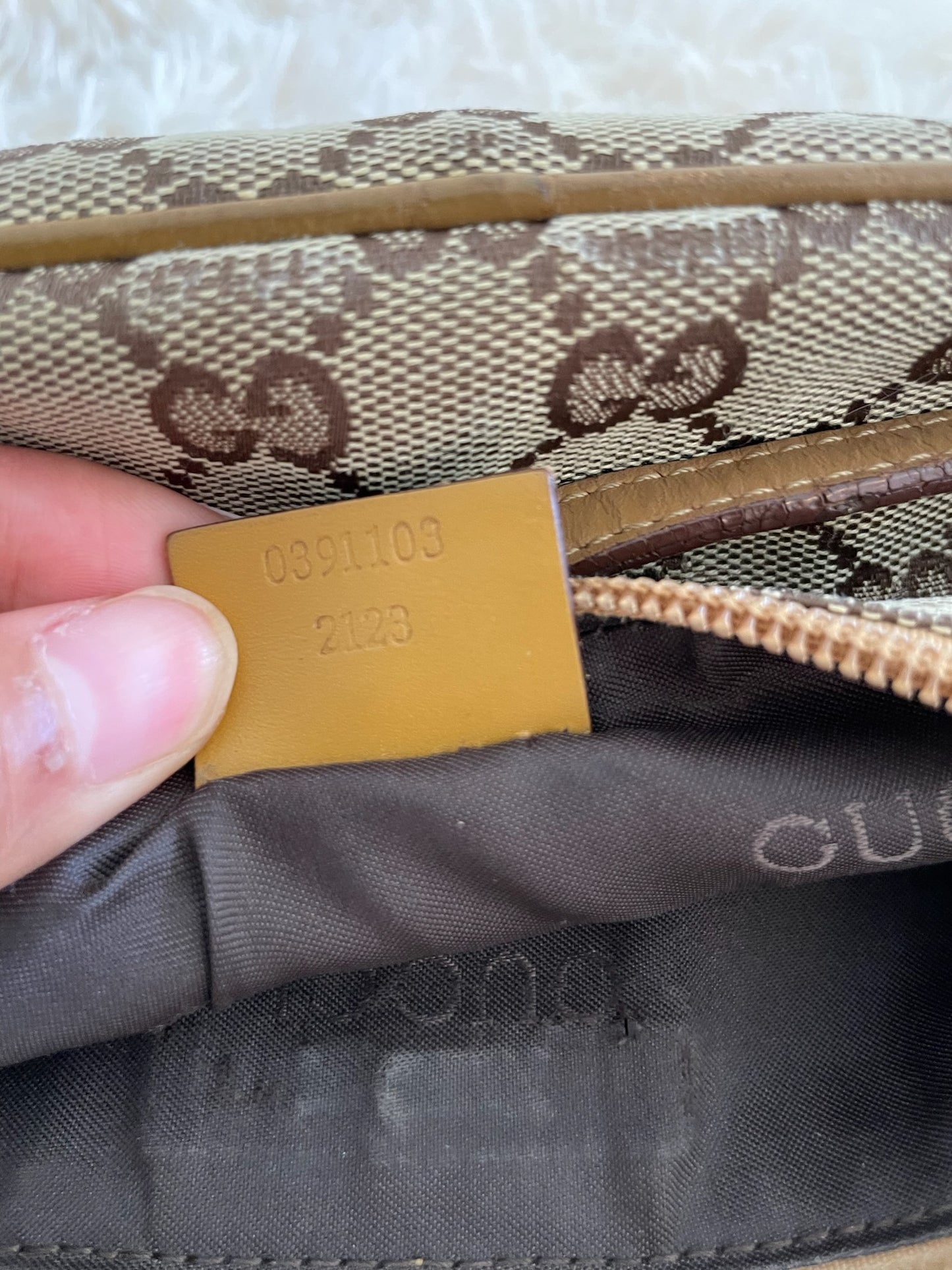 Gucci GG Canvas Mini Bag – Beige/Brown