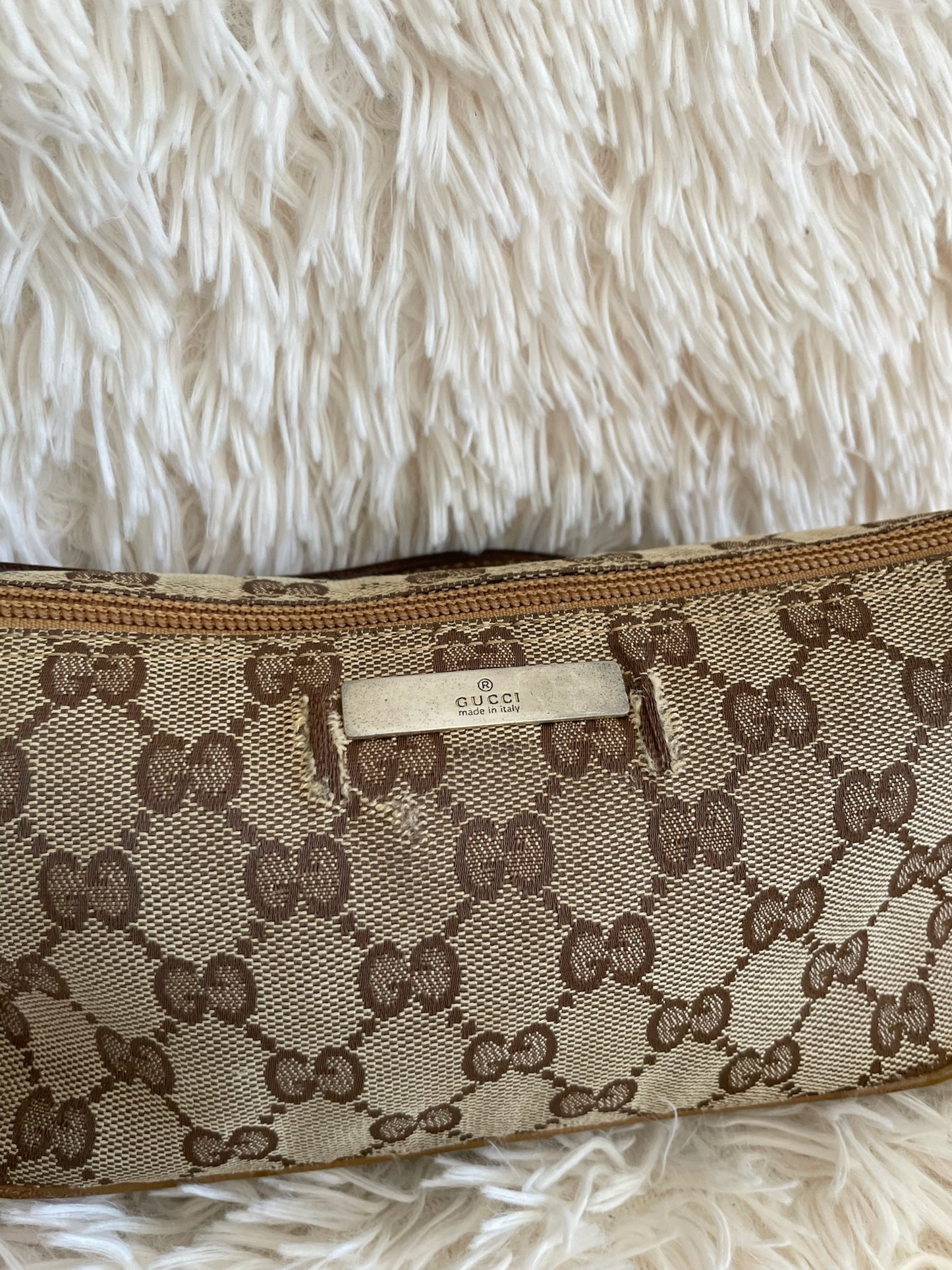 Gucci GG Canvas Mini Bag – Beige/Brown