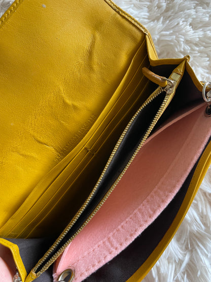 Fendi Zucca Canvas Baguette Bag – Brown/Yellow