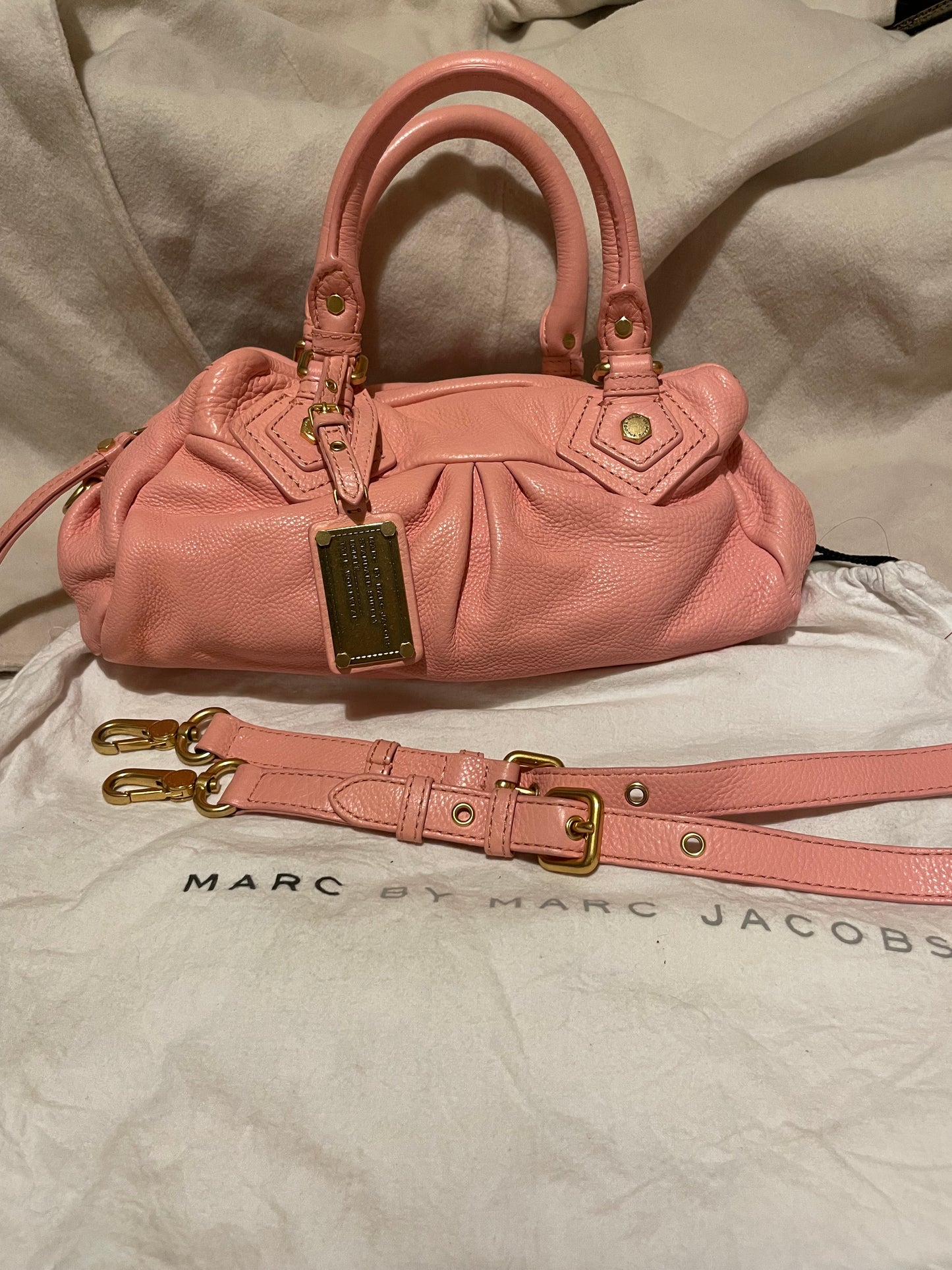 Marc by Marc Jacobs Classic Q Groovee Satchel – Light Pink