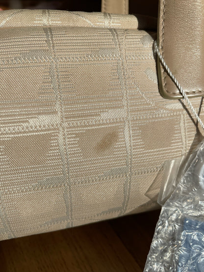 Chanel Cambon Ligne Bowling Bag – Ivory Jacquard with Leather Trim
