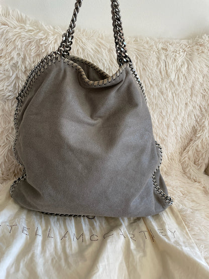Stella McCartney Falabella Tote Bag – Shaggy Deer Faux Leather, Grey