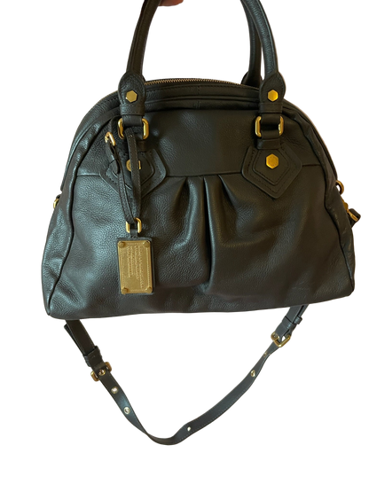 MARC BY MARC JACOBS Classic Q Mini Hillier Satchel – Black with Gold Hardware