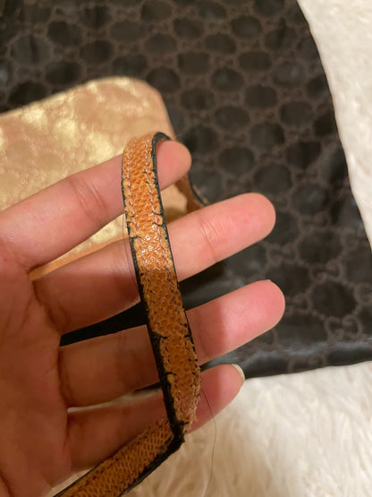 Gucci GG Monogram Shoulder Bag – Pink/Gold
