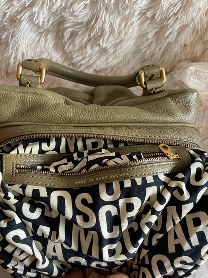 Marc by Marc Jacobs Classic Q Baby Aidan Satchel Bag– Olive Green